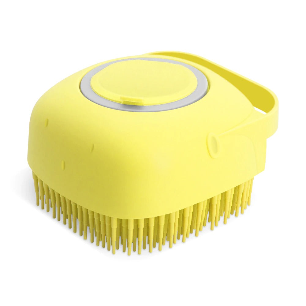 Pet Dog Shampoo Massager Brush Cat Massage Comb Grooming Scrubber Shower Brush F