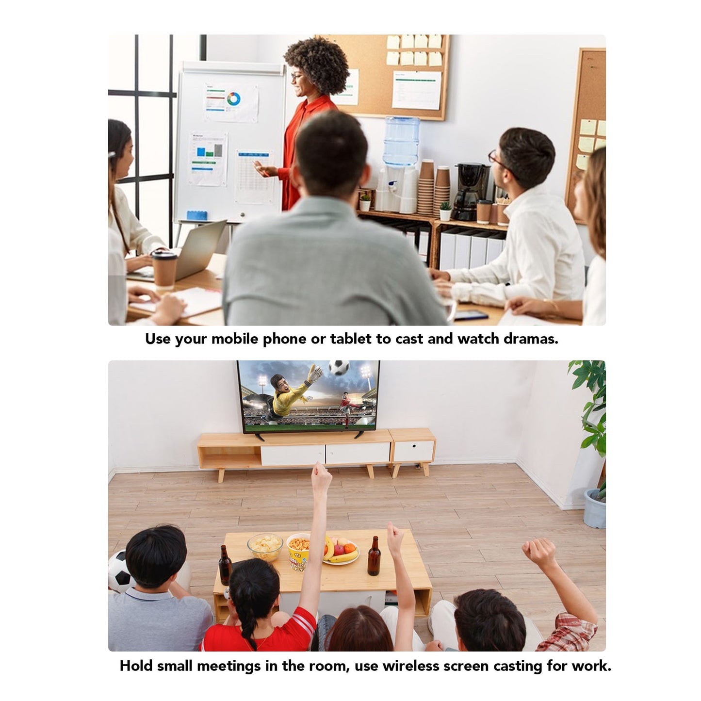 Portable TV 21.5 Inch 1080 Screen For 12 2.4G 5.8G BT4.2
