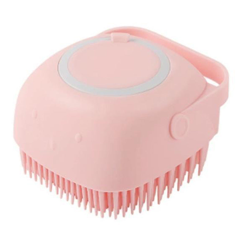 Silicone Dog Bath Massage Gloves Brush Pet Cat Bathroom Cleaning Tool Comb Brush