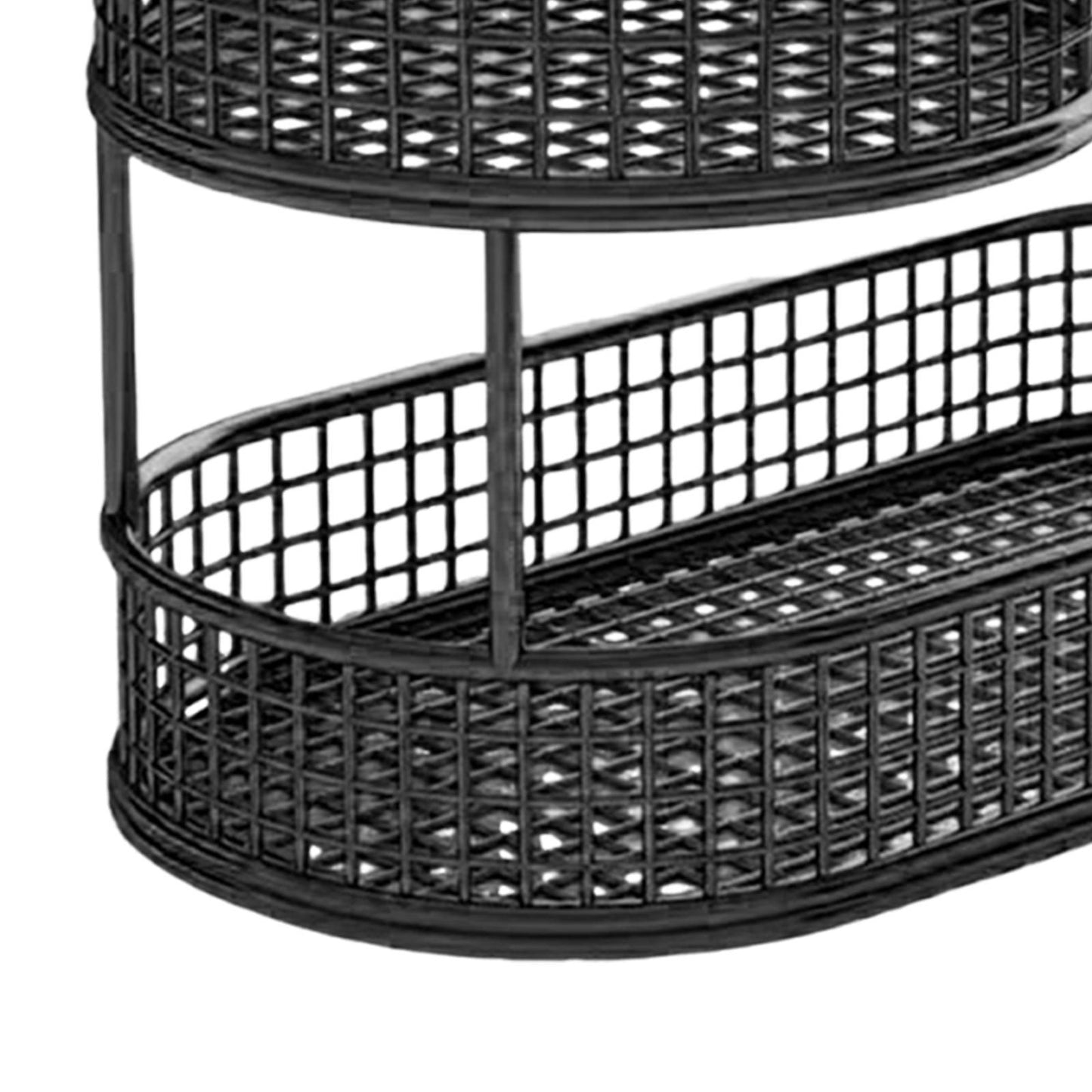 Metal Fruit Basket Vegetables Storage Rack Table Centerpiece Serving Tray