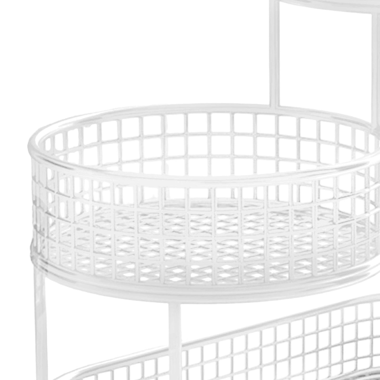 Metal Fruit Basket Vegetables Storage Rack Table Centerpiece Serving Tray