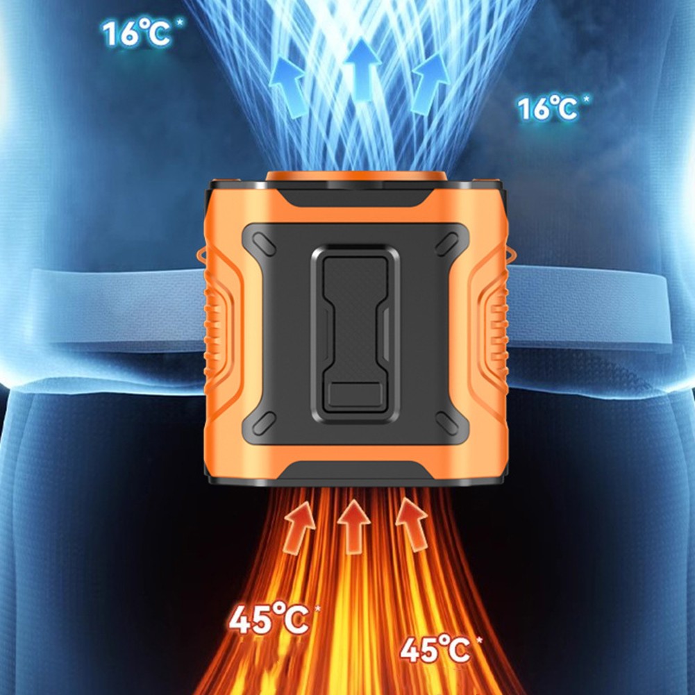 Lightweight Portable Waist Fan with Long Lasting Battery Life for Outdoors