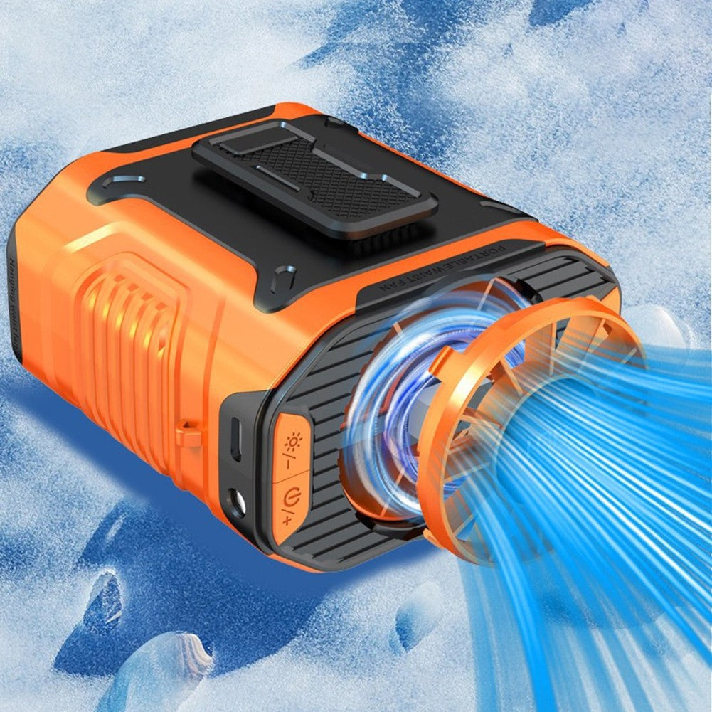 Lightweight Portable Waist Fan with Long Lasting Battery Life for Outdoors