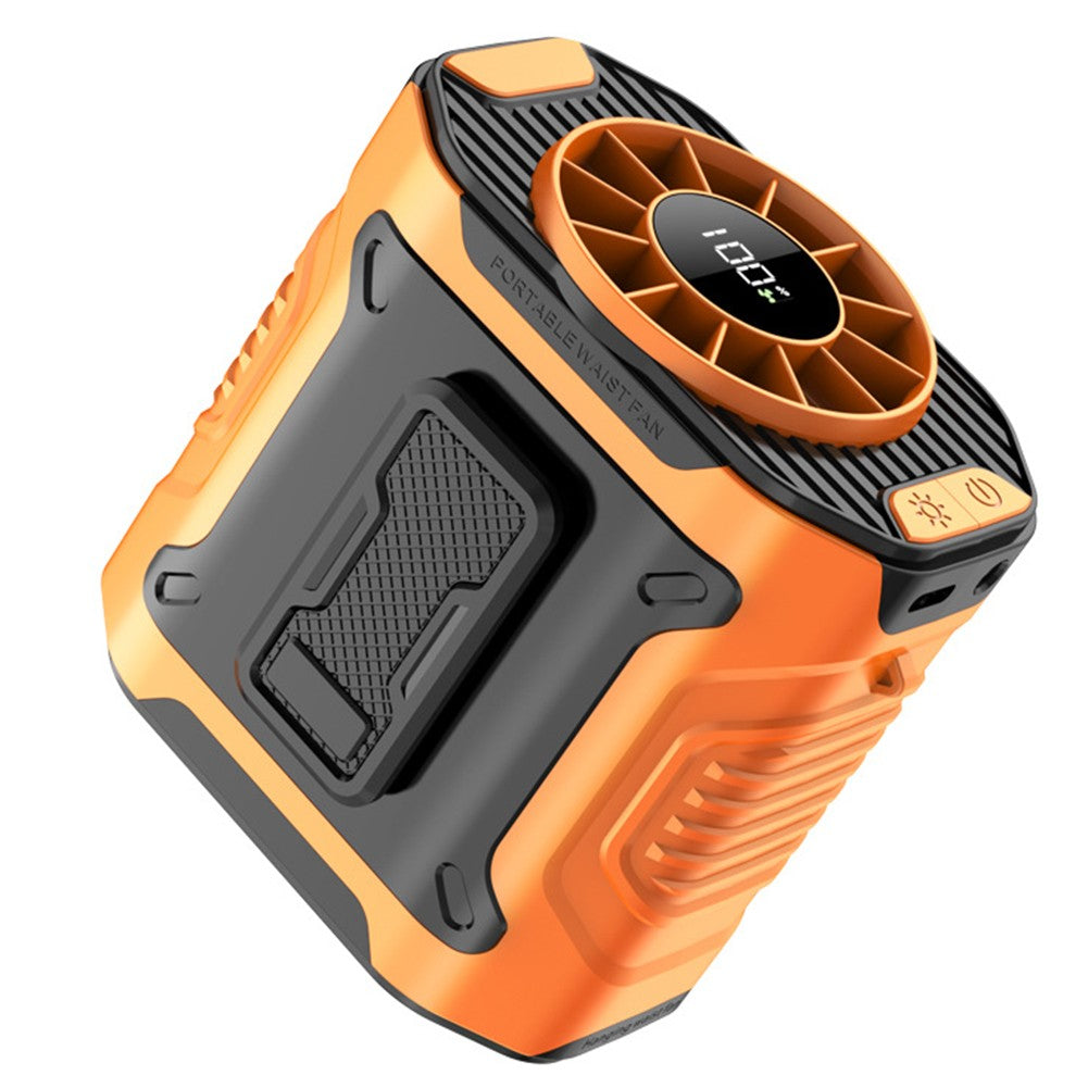 Lightweight Portable Waist Fan with Long Lasting Battery Life for Outdoors