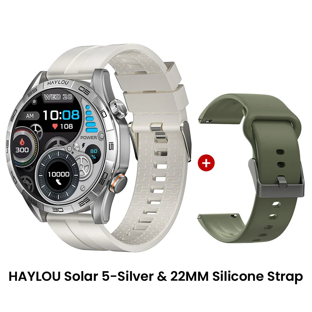 HAYLOU Solar 5 AMOLED Smartwatch with Health Monitoring
