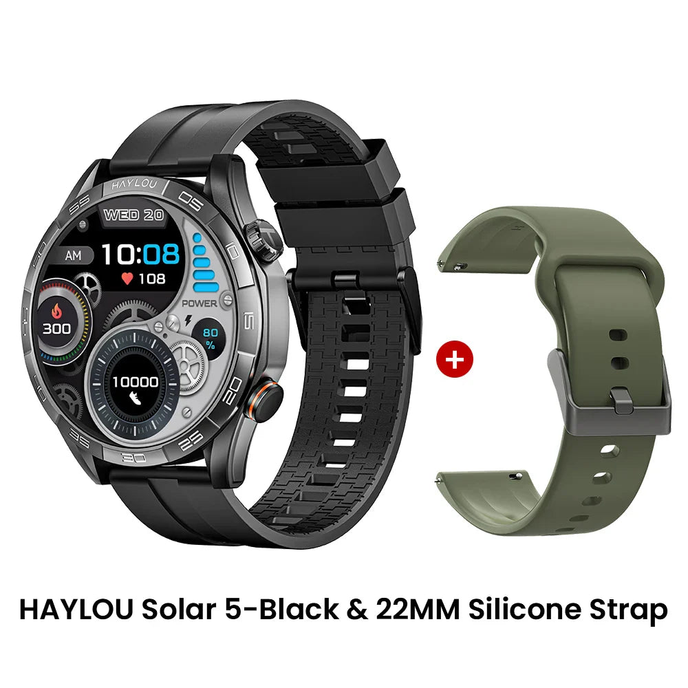 HAYLOU Solar 5 AMOLED Smartwatch with Health Monitoring