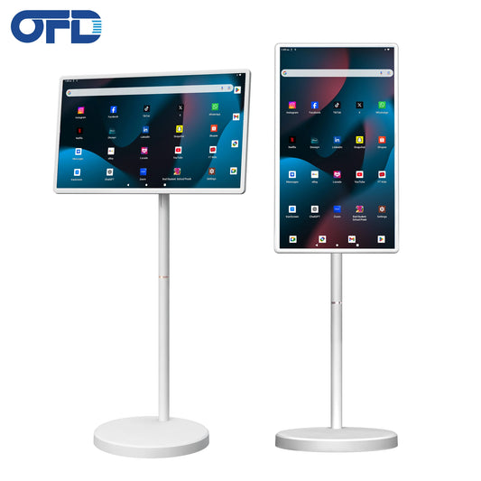 32 Inch Incell Lcd Display  Interactive Touch Wireless Portable TV with Stand  Android 15 Smart Mobile Display