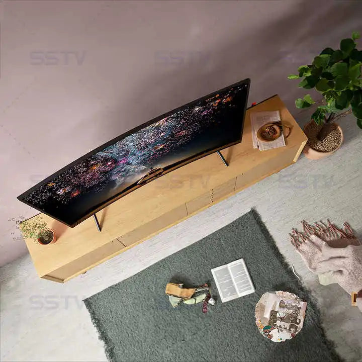 Hot Selling Television Set 55 Inch Full Screen UHD 4K LED Tv 65 Inch Curved Smart Tv
