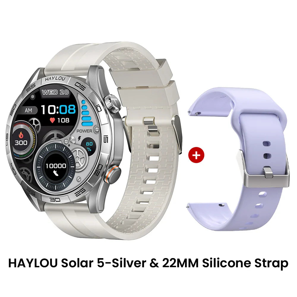 HAYLOU Solar 5 AMOLED Smartwatch with Health Monitoring