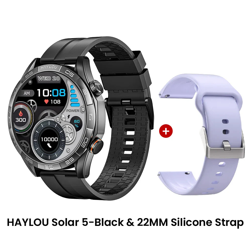 HAYLOU Solar 5 AMOLED Smartwatch with Health Monitoring