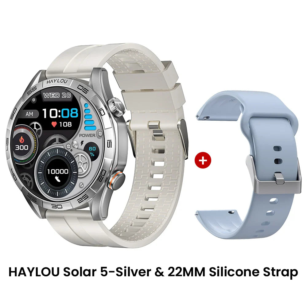 HAYLOU Solar 5 AMOLED Smartwatch with Health Monitoring