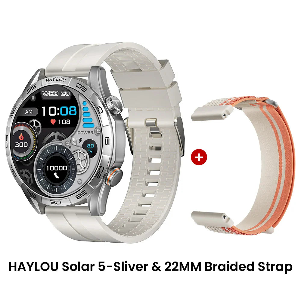 HAYLOU Solar 5 AMOLED Smartwatch with Health Monitoring