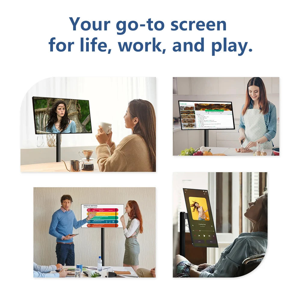 Hot Sale Smart LCD Display Screen Rechargeable 21.5 Inch Portable TV Touch Screen Android TV LED Smart TV Inteligentes Tablet