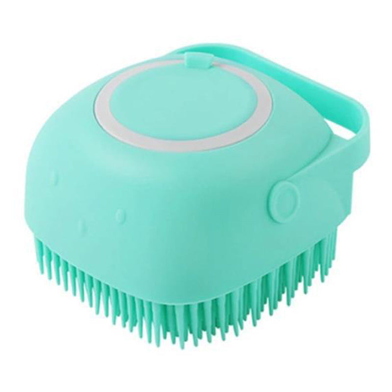Silicone Dog Bath Massage Gloves Brush Pet Cat Bathroom Cleaning Tool Comb Brush