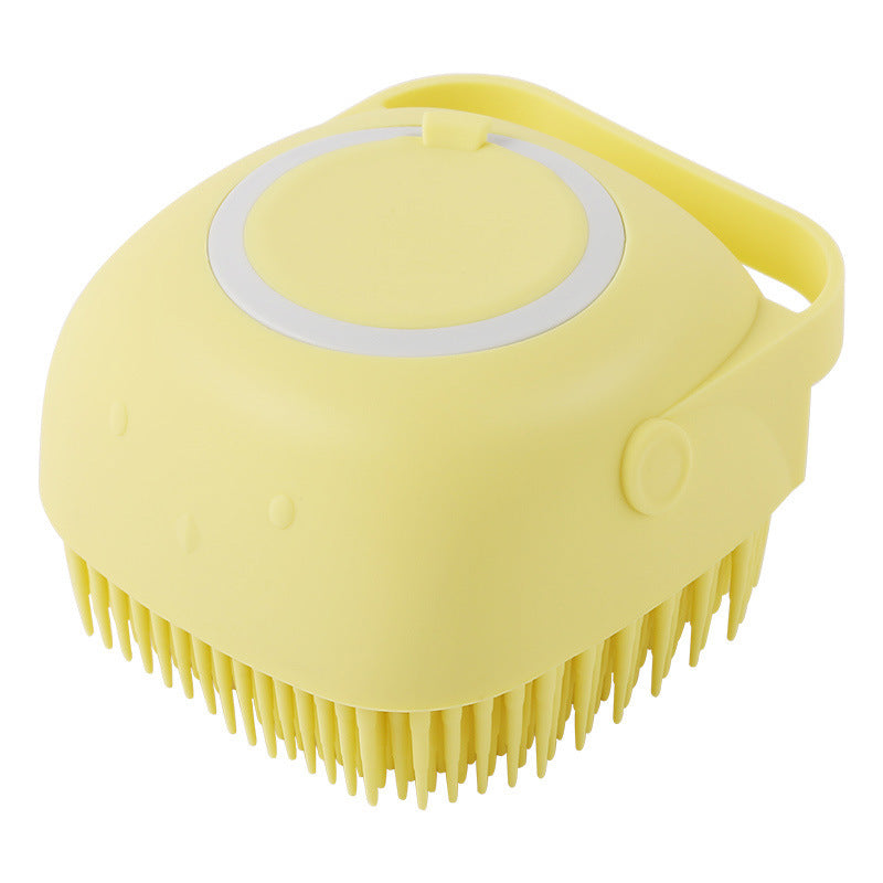 Silicone Dog Bath Massage Gloves Brush Pet Cat Bathroom Cleaning Tool Comb Brush