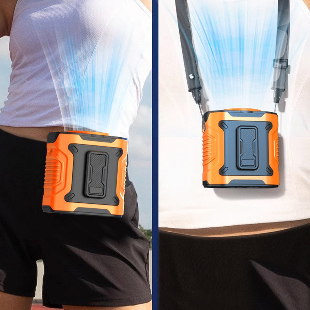 Lightweight Portable Waist Fan with Long Lasting Battery Life for Outdoors