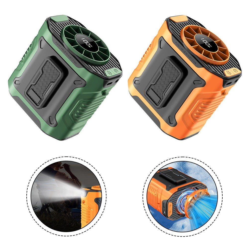 Lightweight Portable Waist Fan with Long Lasting Battery Life for Outdoors