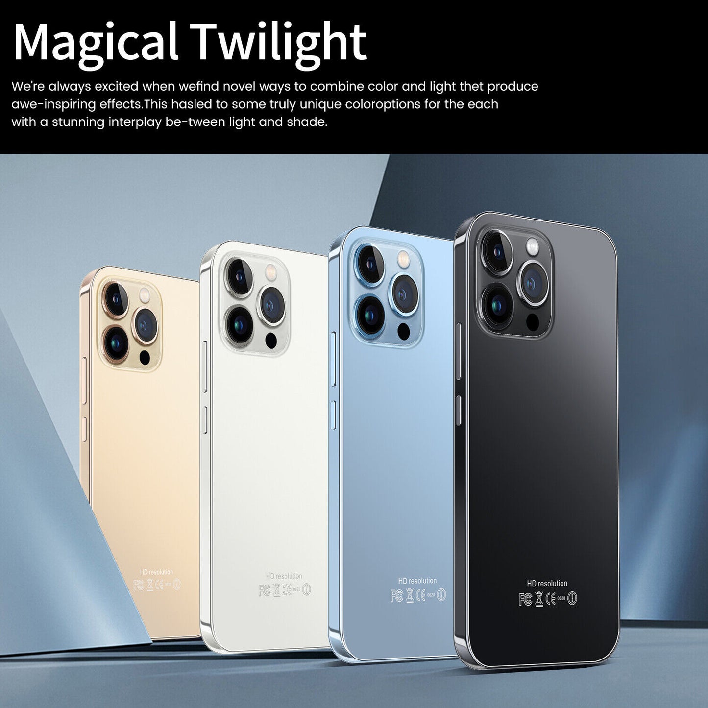 6.8" Unlocked i13 Pro Max Android 10 Smartphone Dual Sim 4G Phone Mobile 4+64 GB
