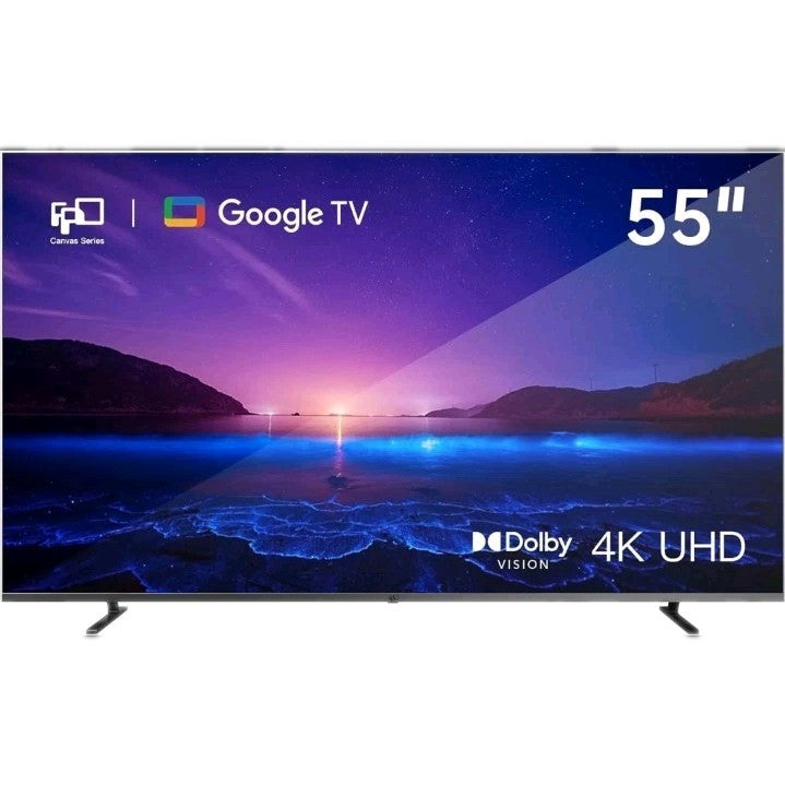 FPD 55-inch Smart TV Google TV 4K UHD with Google Play and Google Cast Built-in