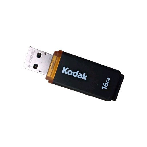 USB Speicher-Stick 16Gb Kodak EKMMD16GK schwarz / Flashlaufwerk USB-Stick