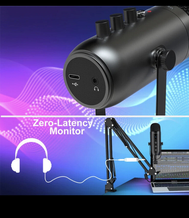 Haomuren Professional Studio Microphone Kit - Black