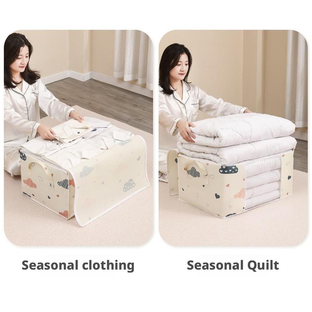 Clothes Storage Bag Large Capacity Organizer for Comforters Blanket Bedding🔥