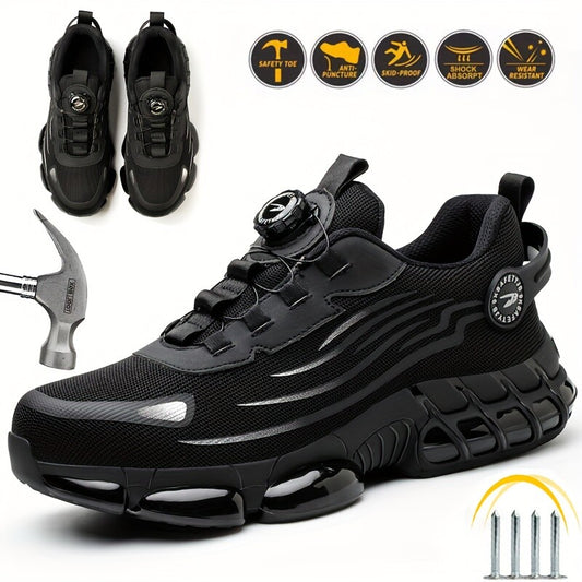 Best Indestructible Safety Work Shoes Steel Toe Breathable Work Boots Mens US