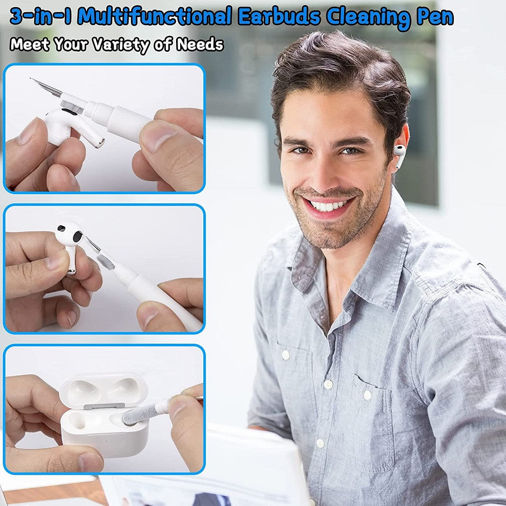 Cleaning Pen For Airpods Pro1 2Earphones Cleaner Kit Soft Brush Case Earbuds LOT