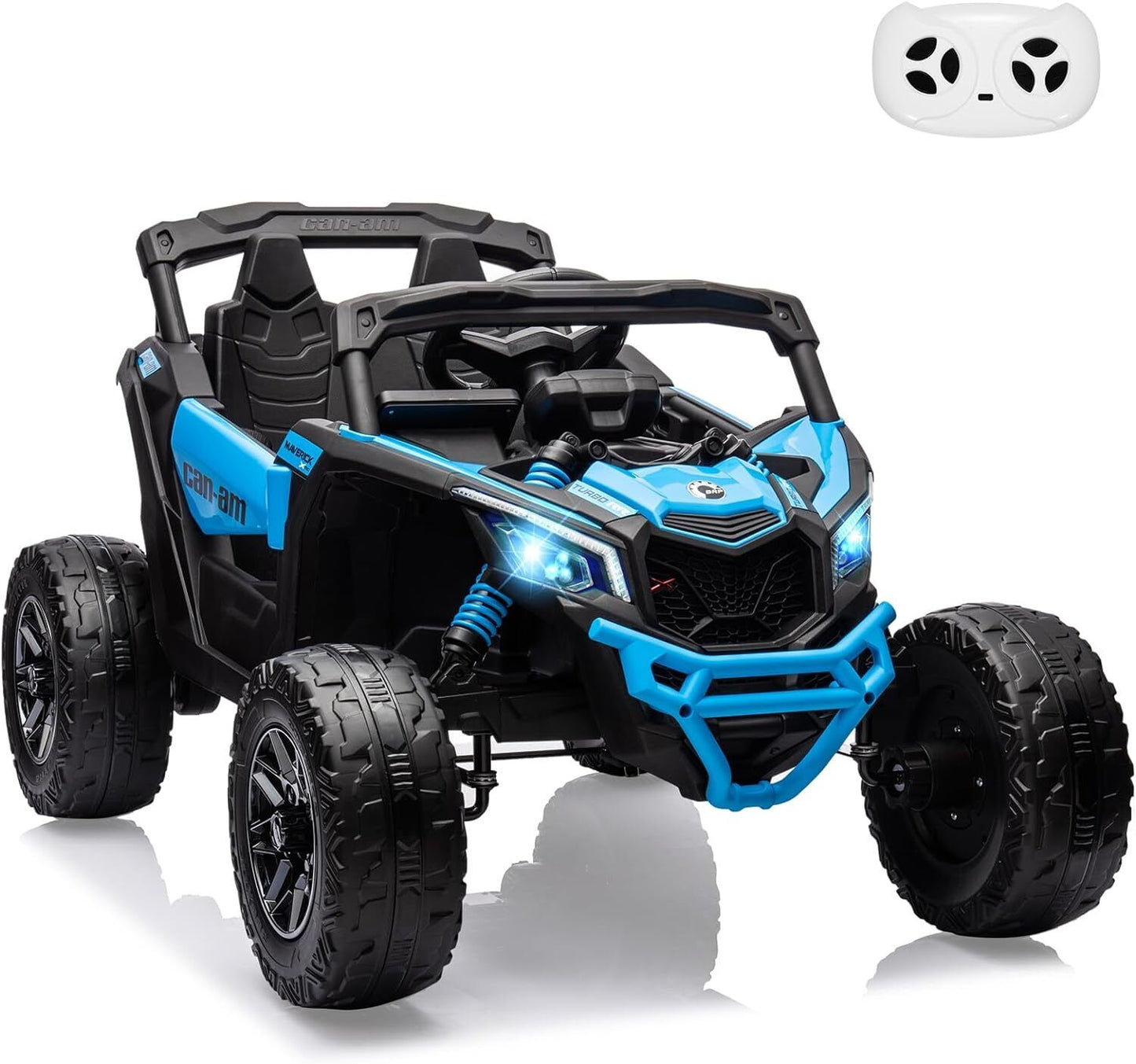 Can-Am Licensed 12V Ride on UTV Car for Kids Electric Fun Toys 4WD Off-Road Quad