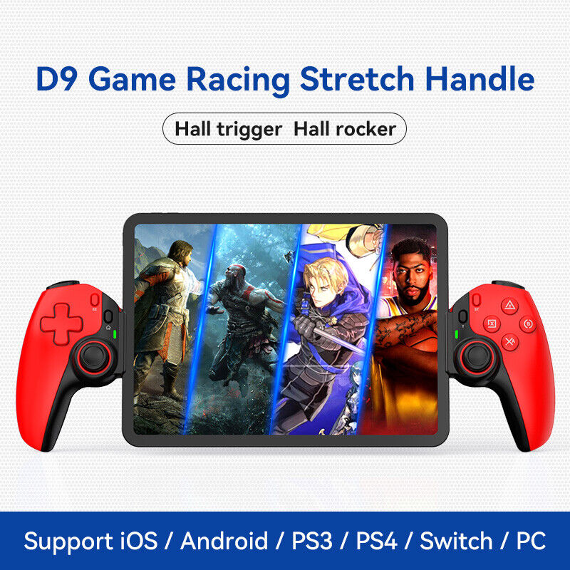 D9 Phone Stretching Game Controller PC For Switch/PS3/PS4 Dual Hall Controller