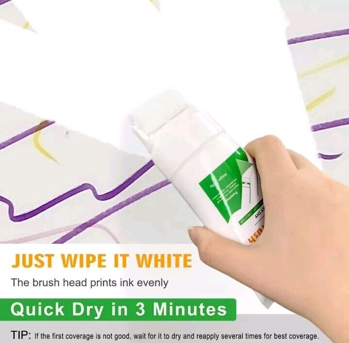 White Paint For Wall Touch Up Paint For Walls Repair Tool,Paint Roller Brush