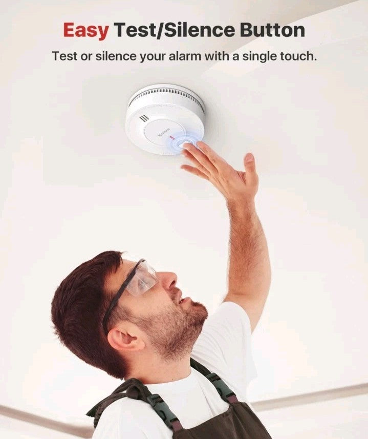 X-Sense 10-Year Lithium Battery Smoke Alarm Model SD2JOAX. New