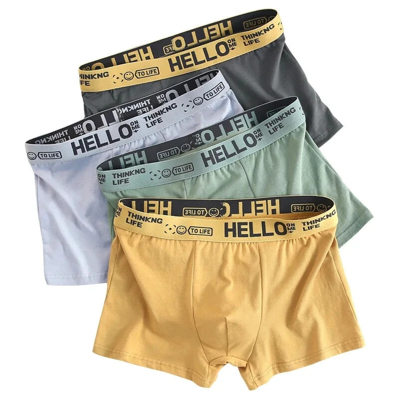 Calzoncillos Bóxer De Alta Elasticidad Para Hombre Ropa Interior Masculina