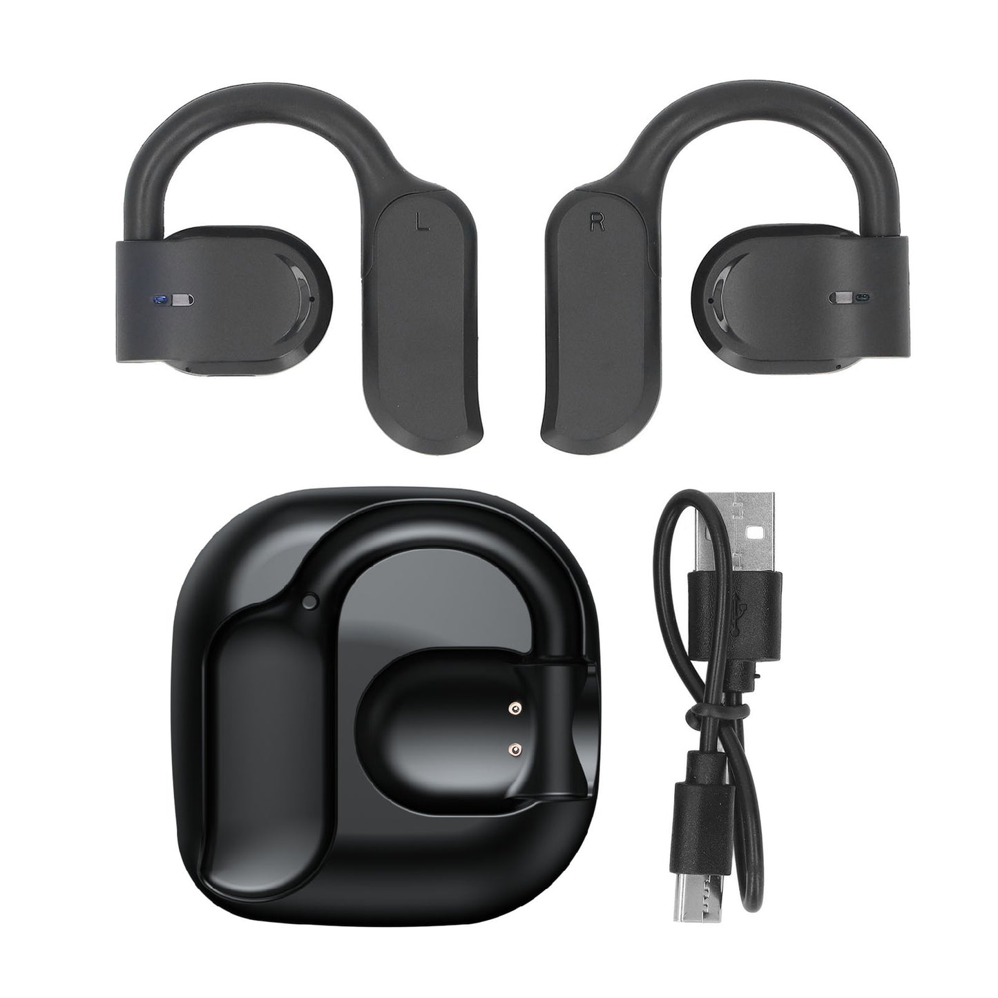Wireless Earbuds True Wireless Stereo BT 5.4 Headphones Bass Bone Conductio Kit