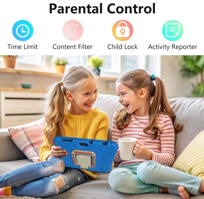 JREN Kids Tablet|10 Inch Tablet for Kids Android 13|Octa-core|64GB| 8000mAh|WiFi