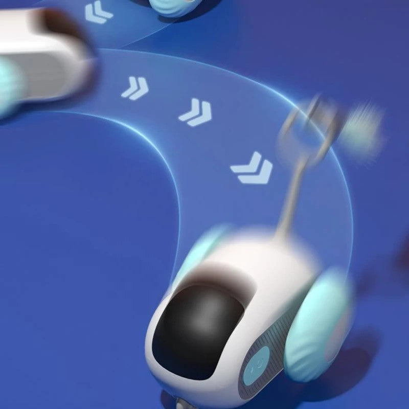 Remote Control Interactive Cat Car Toy USB Charging Chasing Automatic Self-movin