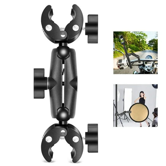 Double Head Super Clamp, Ballhead Magic Arm Camera Clamp, Crab-Shaped Monitor...