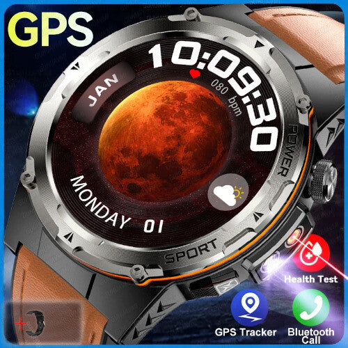 Smartwatch IP68 Outdoor Sport Watch Fitness Tracker Health Monitor BT Call