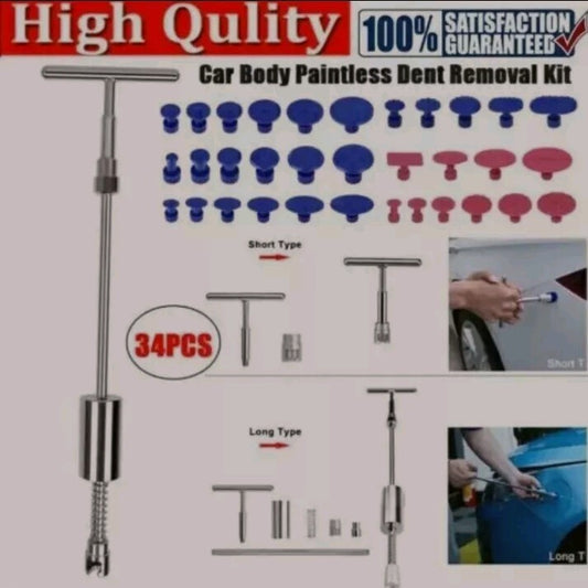 Car Body Slide Hammer Paintless Dent Repair Tool Puller Lifter Hail Removal Tool