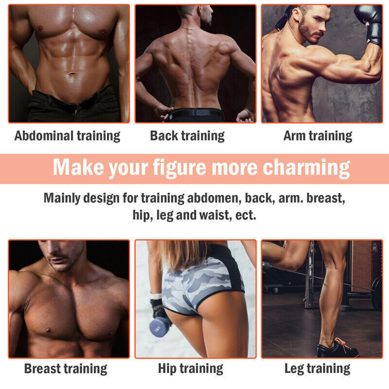 Ab Stimulator EMS Toner Massager Abdominal Trainer Muscle Fitness Body Exercise