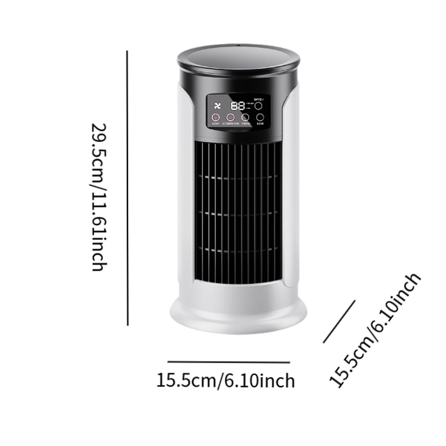Portable Air Conditioners Fan with 6 Speeds Air Cooler for Home Office Desk