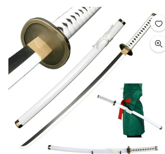 White Handle Bamboo KATANA. 🔥NEW