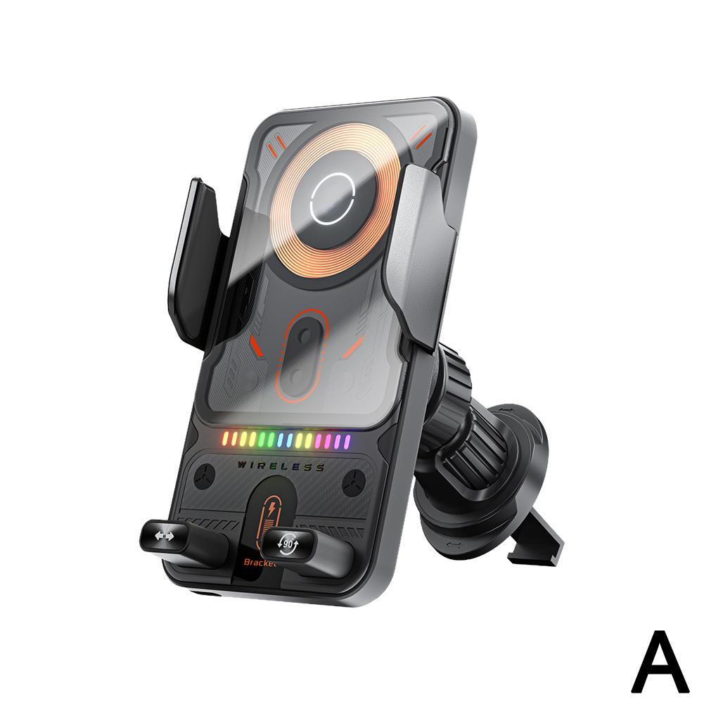 Universal Wireless Charging Car Phone Mount with Air Outlet Navigation Bra W1B7