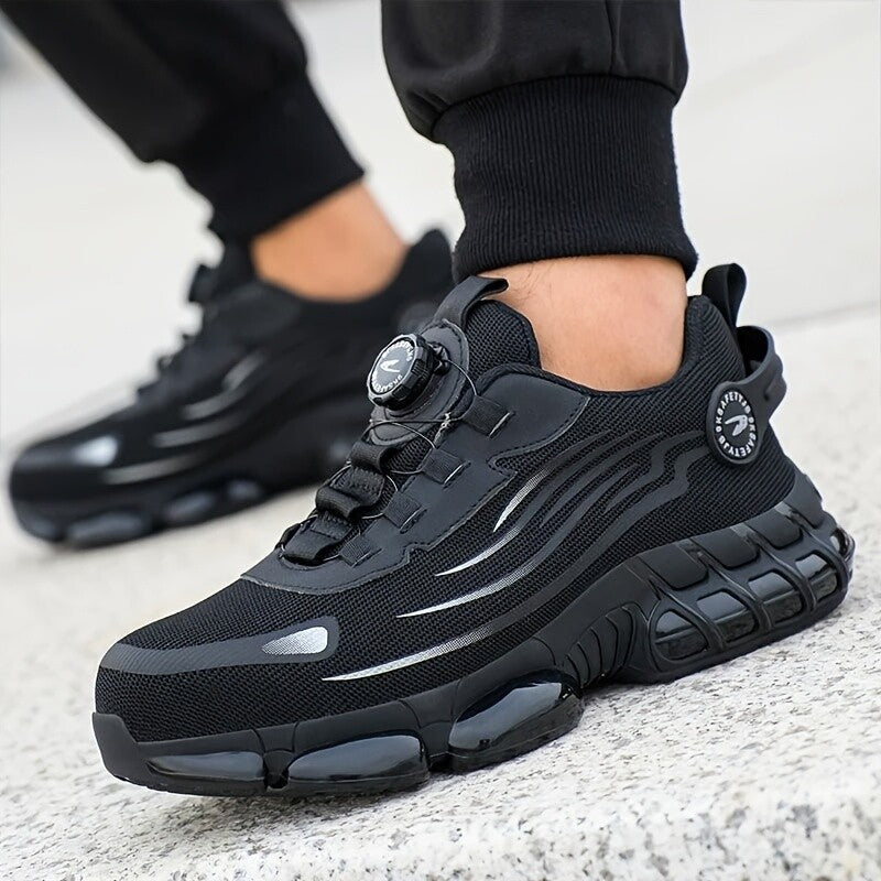 Best Indestructible Safety Work Shoes Steel Toe Breathable Work Boots Mens US