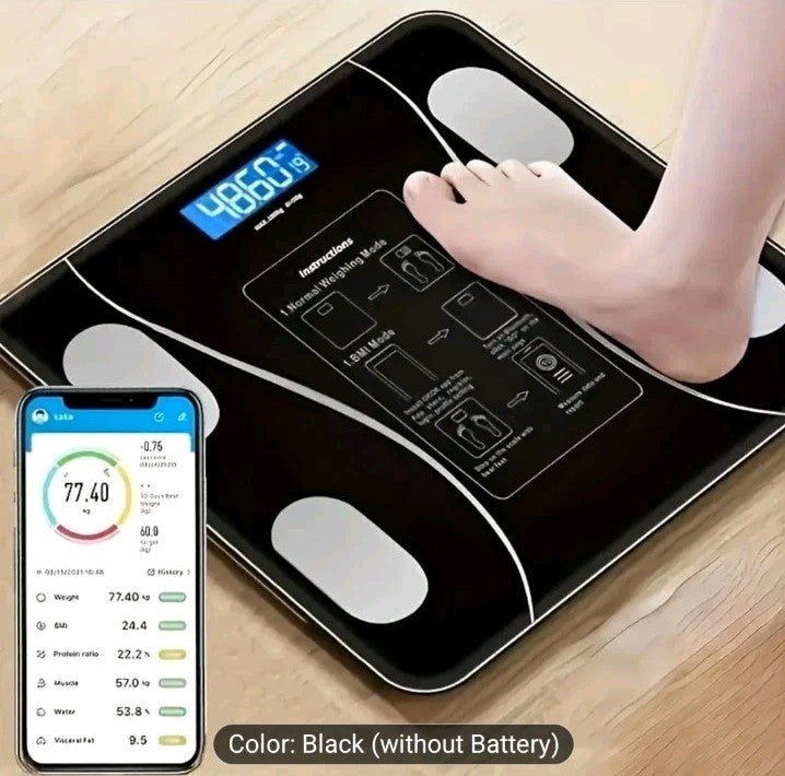 Smart Scale Body Weight Loss Accurate Height Digital Electronic Bluetooth Solid