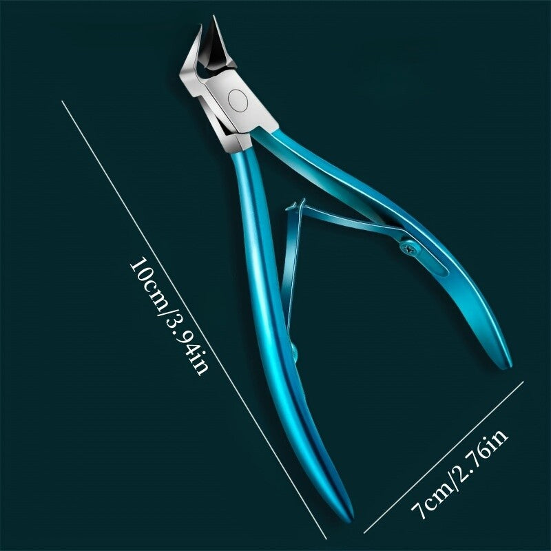 Stainless Steel Toenail Clippers - Classic Style Straight Edge Nail Clipper for