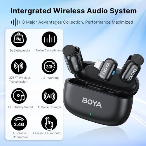 Mini Wireless Lavalier Microphone for Android/Tablets/PC with USB C Type-C