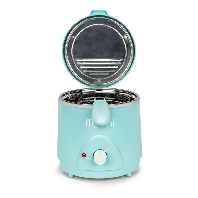 MyMini New 1.5-Quart Deep Fryer, Blue ( NOT SHIP TO CA, CO)