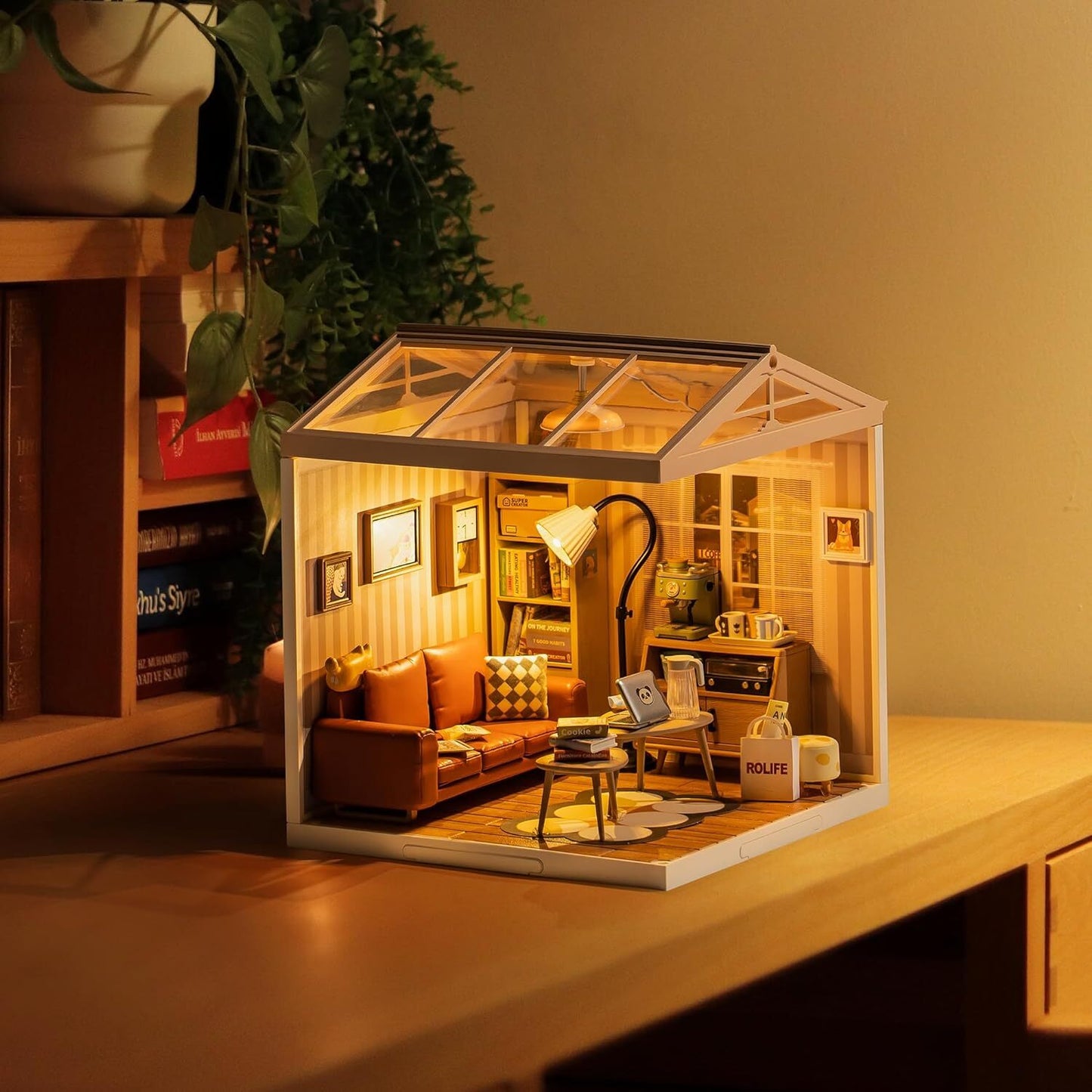 Rolife 1:24 Miniature Dollhouse Super Creator Plastic Building Teens Xmas Gift