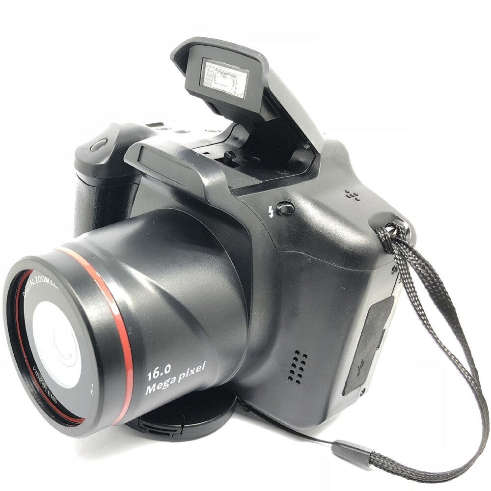 Black Digital Camera 3.0 Inch TFT LCD Screen 16X Zoom HD 16MP Anti-Shake Mic New